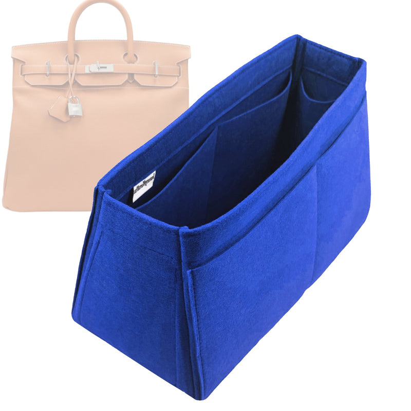 Organizer for [HAC 60, Hermes] Tote Purse Bag Insert Liner Shaper (Felt, Trapezoid Shape)