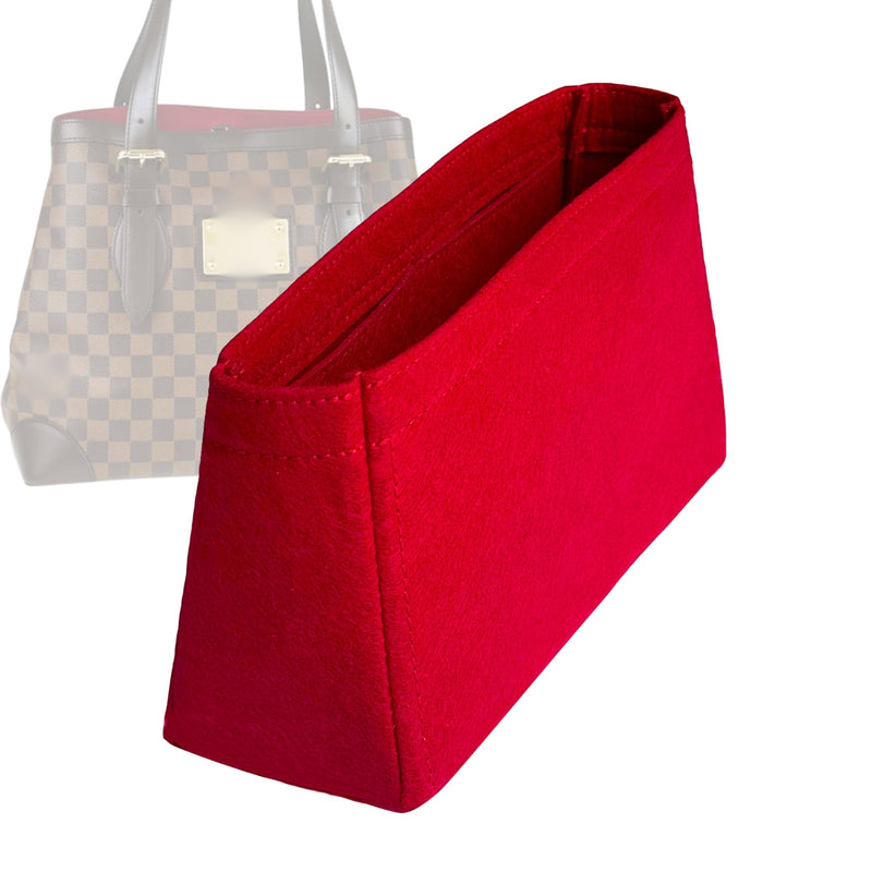 Organizer for [Hampstead MM, LV] Tote Purse Bag Insert Liner Shaper (Felt, Trapezoid Shape)