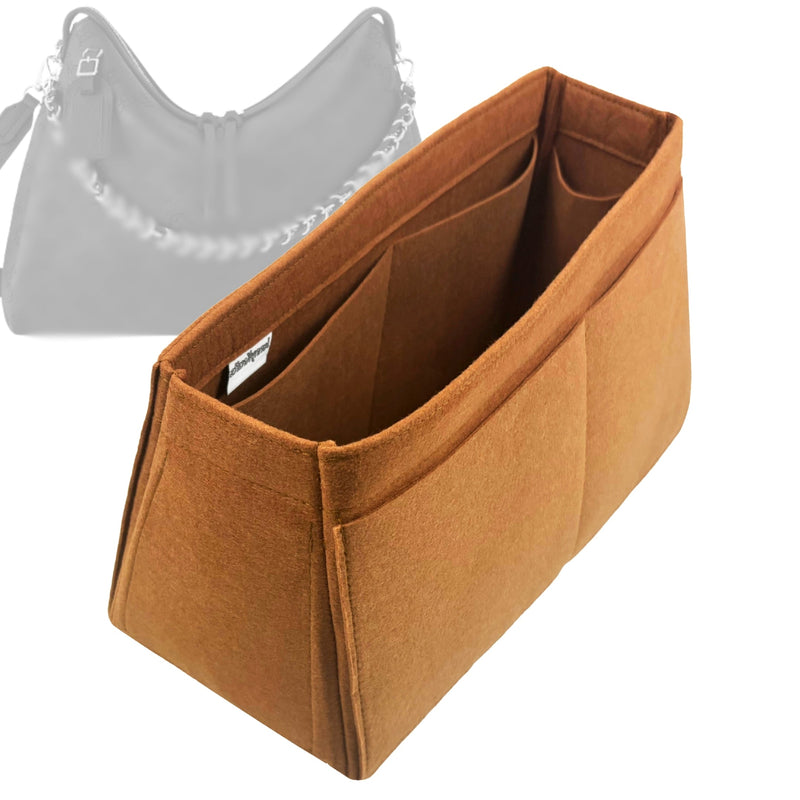 Organizer for [Hand It All PM, LV] Tote Purse Bag Insert Liner Shaper (Felt, Trapezoid Shape)