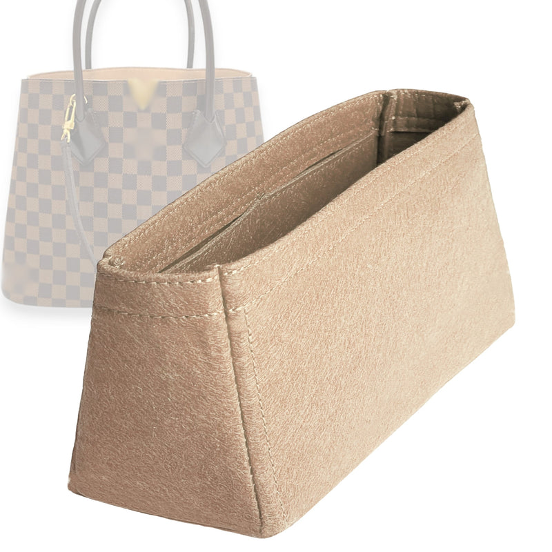 Organizer for [Kensington Bowling, LV] Tote Purse Bag Insert Liner Shaper (Felt, Trapezoid Shape)