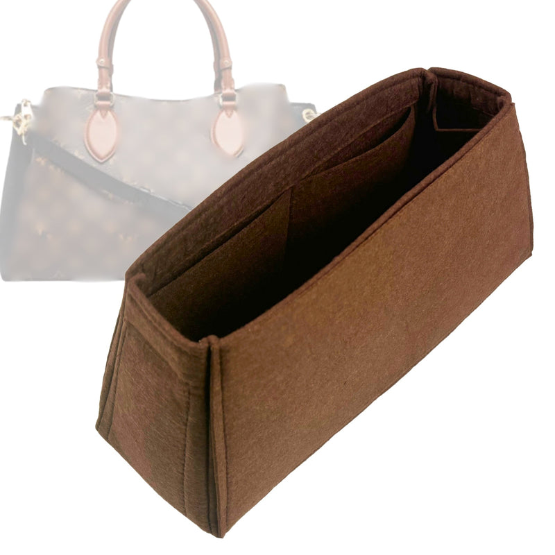 Organizer for [Vendôme MM, LV] Tote Purse Bag Insert Liner Shaper (Felt, Trapezoid Shape)