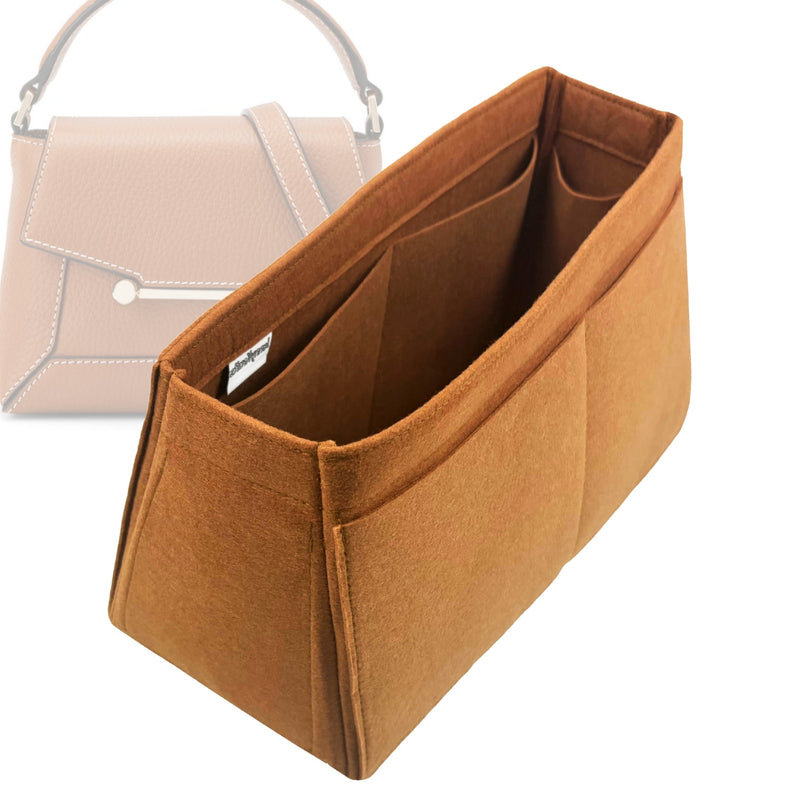 Organizer for [Mosaic Bag, Strathberry] Tote Purse Bag Insert Liner Shaper (Felt, Trapezoid Shape)