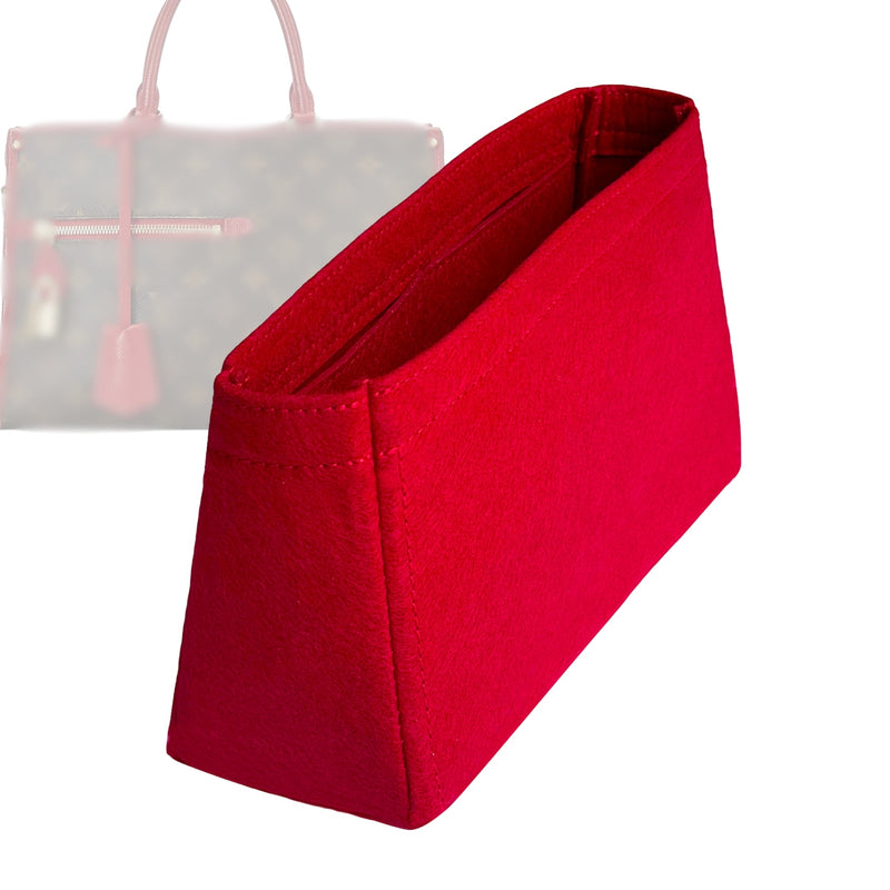 Organizer for [Popincourt MM (Medium), LV] Tote Purse Bag Insert Liner Shaper (Felt, Trapezoid Shape)