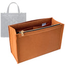Organizer for [Field Tote 22, Coach] Tote Purse Bag Insert Organiser Liner Shaper (Felt, Curved Shape)