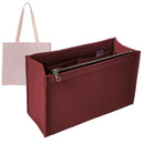 Organizer for [Relay Tote 34, Coach] Tote Purse Bag Insert Organiser Liner Shaper (Felt, Curved Shape)