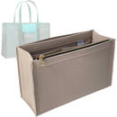 Organizer for [Villette Tote GM, Goyard] Tote Purse Bag Insert Organiser Liner Shaper (Felt, Curved Shape)