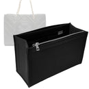 Organizer for [Fleming Soft Chain Tote, Tory Burch] Tote Purse Bag Insert Organiser Liner Shaper (Felt, Curved Shape)