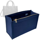 Organizer for [T Monogram Top-Handle Tote, Tory Burch] Tote Purse Bag Insert Organiser Liner Shaper (Felt, Curved Shape)