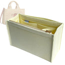 Organizer for [SMALL CABAS THAIS IN Raffia and calfskin, Celine] Tote Purse Bag Insert Organiser Liner Shaper (Felt, Curved Shape)