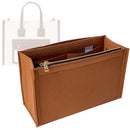 Organizer for [Medium Freya Tote, Burberry] Tote Purse Bag Insert Organiser Liner Shaper (Felt, Curved Shape)