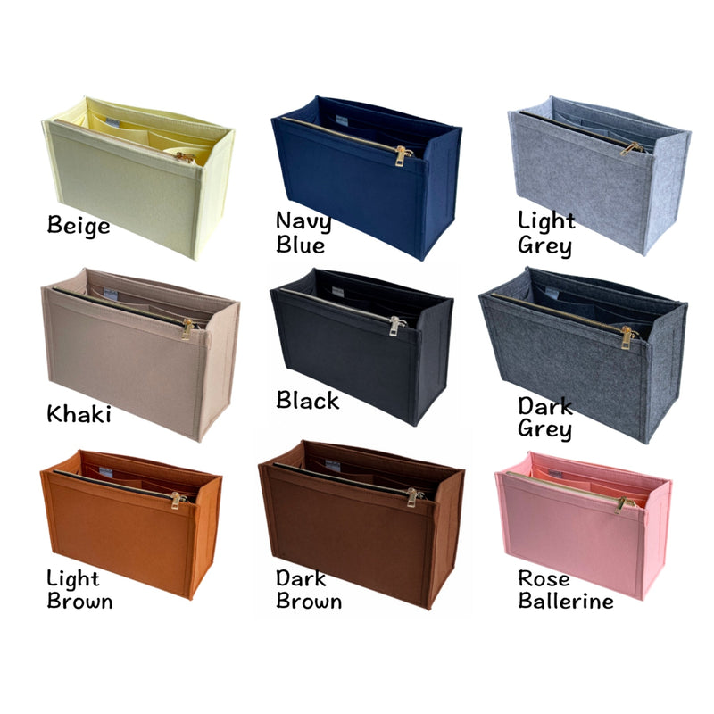 Organizer for [Small Freya Tote, Burberry] Bag Insert (Felt, Curved Shape)