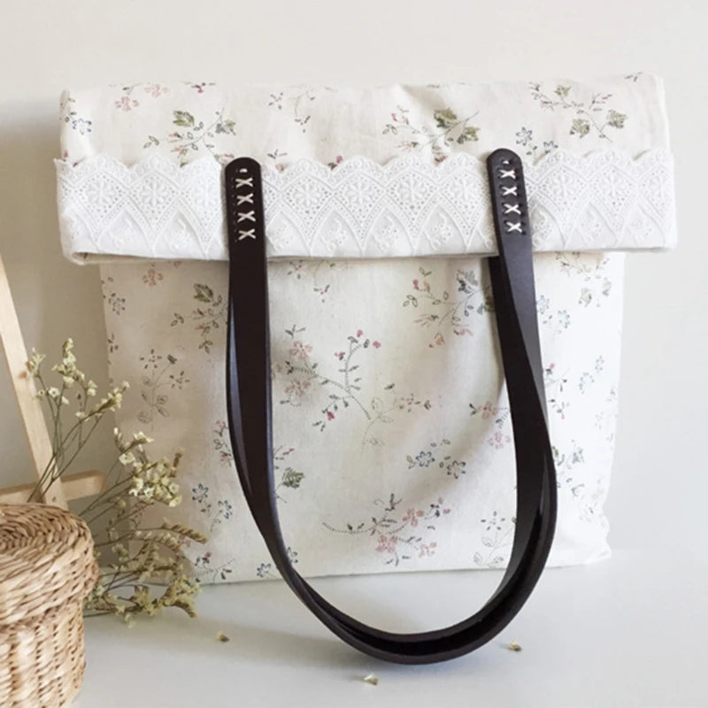 1 Pair 60cm Bag Strap PU Leather Shoulder Belt Bag Handle Band Replacement for Handbag DIY Accessories KZ0079