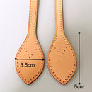 1 Pair Neverfull Shoulder Strap (Sewing Thread Included), Vachetta, Patina, Coffee & Black, Genuine Leather Bag Strap Replacement