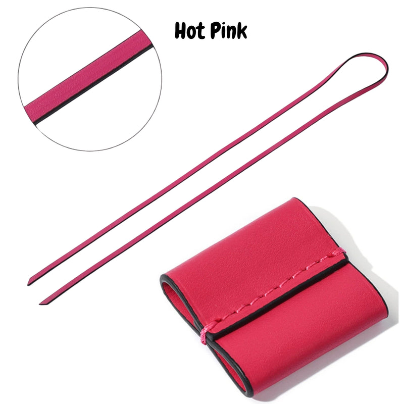 Cinch Drawstring for Bucket Bag, Replacement Strap Slider, Vachetta Genuine Leather