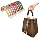 Genuine Leather Strap for Handbag Top Handle Length, 33cm Width 1.8cm, Gold Hardware