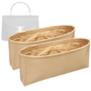 Organizer for [Teen Nino Bag, Celine] Tote Purse Bag Insert Organiser Liner Shaper (Nylon, A Pair of Inserts)