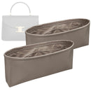 Organizer for [Medium Nino Bag, Celine] Tote Purse Bag Insert Organiser Liner Shaper (Nylon, A Pair of Inserts)
