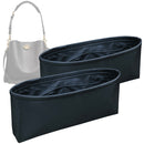 Organizer for [Willow Bucket Bag 24cm (C3916 B4/BK), Coach] Tote Purse Bag Insert Organiser Liner Shaper (Nylon, A Pair of Inserts)