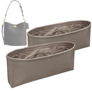 Organizer for [Willow Soft Bucket Bag 19 (CW625 B4/BK), Coach] Tote Purse Bag Insert Organiser Liner Shaper (Nylon, A Pair of Inserts)