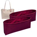 Organizer for [Willow Tote 35cm (C0693 B4NQ4), Coach] Tote Purse Bag Insert Organiser Liner Shaper (Nylon, A Pair of Inserts)