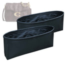 Organizer for [Times Square Tabby Shoulder Bag 20, Coach] Tote Purse Bag Insert Organiser Liner Shaper (Nylon, A Pair of Inserts)