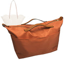 Organizer for [Classic Panier Braided Triomphe Medium, Celine] Tote Purse Bag Insert Organiser Liner Shaper (Nylon, Zip Cover with Handle)