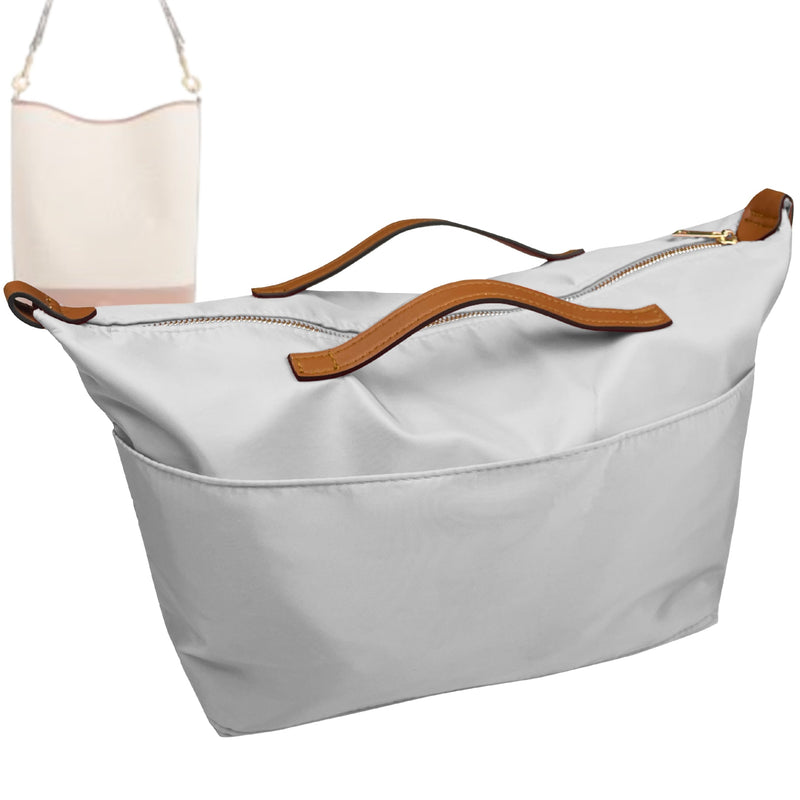 Organizer for [Sailor Bucket Cuir Triomphe in Textile and Calfskin, Celine] Tote Purse Bag Insert Organiser Liner Shaper (Nylon, Zip Cover with Handle)