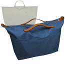 Organizer for [Le Pliage Green L Travel Bag, Longchamp] Tote Purse Bag Insert Organiser Liner Shaper (Nylon, Zip Cover with Handle)