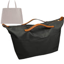 Organizer for [The New Day Market Tote, Everlane] Tote Purse Bag Insert Organiser Liner Shaper (Nylon, Zip Cover with Handle)