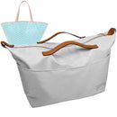 Organizer for [Belharra Bag, Goyard] Tote Purse Bag Insert Organiser Liner Shaper (Nylon, Zip Cover with Handle)