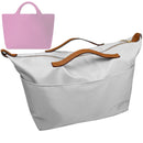 Organizer for [St Barths Petit Tote, Naghedi] Tote Purse Bag Insert Organiser Liner Shaper (Nylon, Zip Cover with Handle)