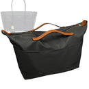 Organizer for [East-West tote bag (L), Ferragamo] Tote Purse Bag Insert Organiser Liner Shaper (Nylon, Zip Cover with Handle)