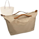 Organizer for [Woven large tote bag, Gucci] Tote Purse Bag Insert Organiser Liner Shaper (Nylon, Zip Cover with Handle)