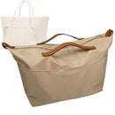 Organizer for [Ghiera Shopper Small, Loro Piana] Tote Purse Bag Insert Organiser Liner Shaper (Nylon, Zip Cover with Handle)