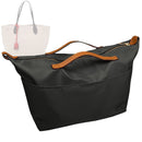 Organizer for [LockMe Go Tote Bag, LV] Tote Purse Bag Insert Organiser Liner Shaper (Nylon, Zip Cover with Handle)