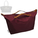 Organizer for [Marlo 12 Bag in Leather, The Row] Tote Purse Bag Insert Organiser Liner Shaper (Nylon, Zip Cover with Handle)