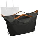 Organizer for [Woven Leather Swing Tote, Coach] Tote Purse Bag Insert Organiser Liner Shaper (Nylon, Zip Cover with Handle)