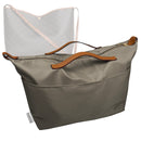 Organizer for [SOFT SHOPPER BAG, Celine] Tote Purse Bag Insert Organiser Liner Shaper (Nylon, Zip Cover with Handle)