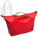 Organizer for [Medium 5 Pocket Open Top Canvas Tote Bag, Lands End] Tote Purse Bag Insert Organiser Liner Shaper (Nylon, Zip Cover with Handle)