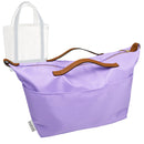 Organizer for [Small 3 Pocket Open Top Canvas Tote Bag, Lands End] Tote Purse Bag Insert Organiser Liner Shaper (Nylon, Zip Cover with Handle)
