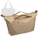 Organizer for [System Tote 16-inch, Cuyana] Tote Purse Bag Insert Organiser Liner Shaper (Nylon, Zip Cover with Handle)