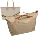 Organizer for [Medium Giant Reversible, Burberry] Tote Purse Bag Insert Liner Shaper (Nylon, Zip Cover with Handle)