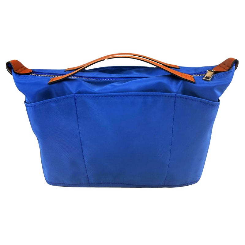 Organizer for [Le Pliage Néo Top Handle Medium, Longchamp] Bag Insert (Nylon, Zip Cover with Handle)