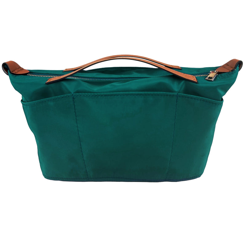 Organizer for [Le Pliage Néo Top Handle Medium, Longchamp] Bag Insert (Nylon, Zip Cover with Handle)