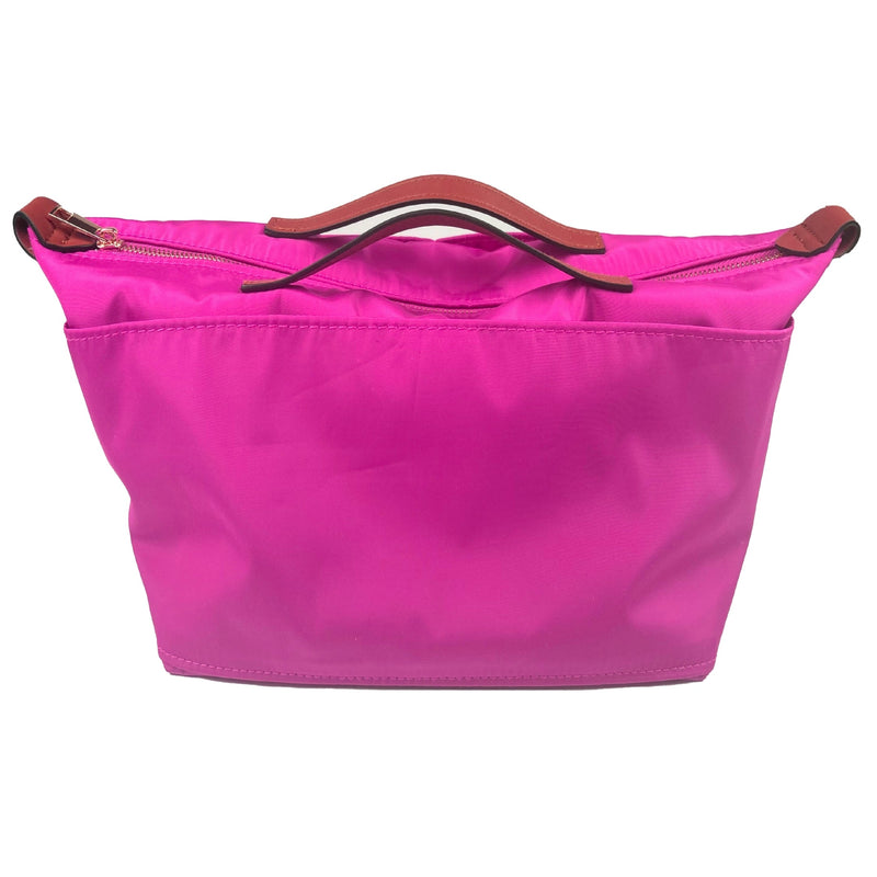 Organizer for [The Mini Zip Bucket, Rothys] Bag Insert (Nylon, Zip Cover with Handle)