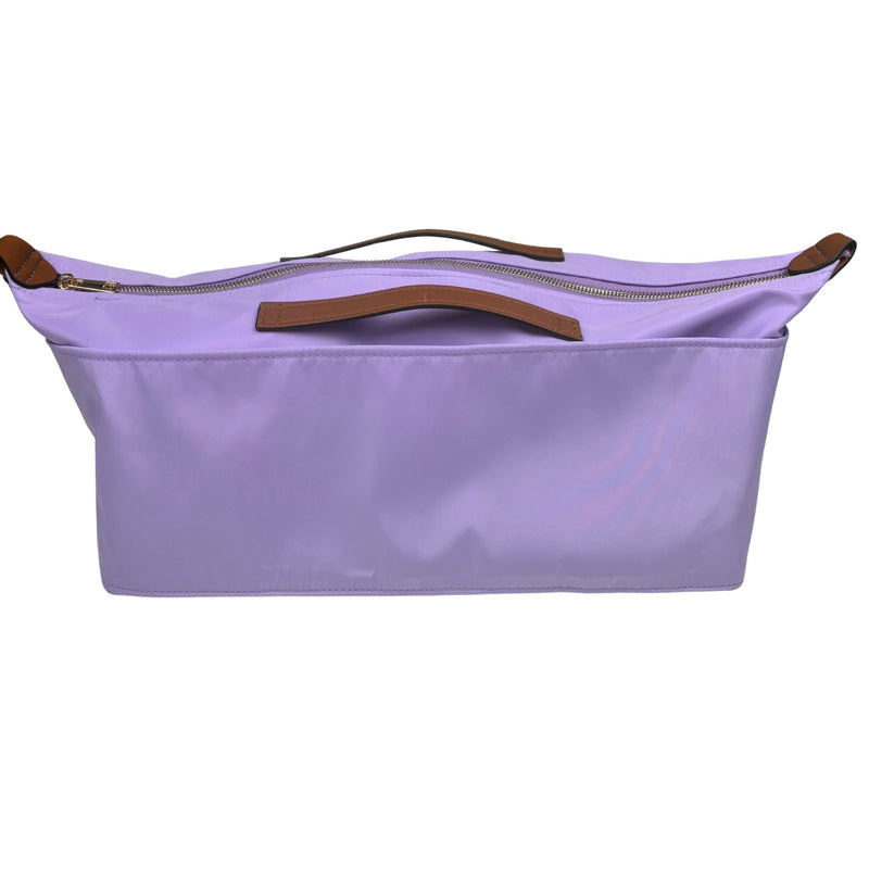 Organizer for [Le Pliage Cuir Top Handle Medium, Longchamp] Bag Insert (Nylon, Zip Cover with Handle)