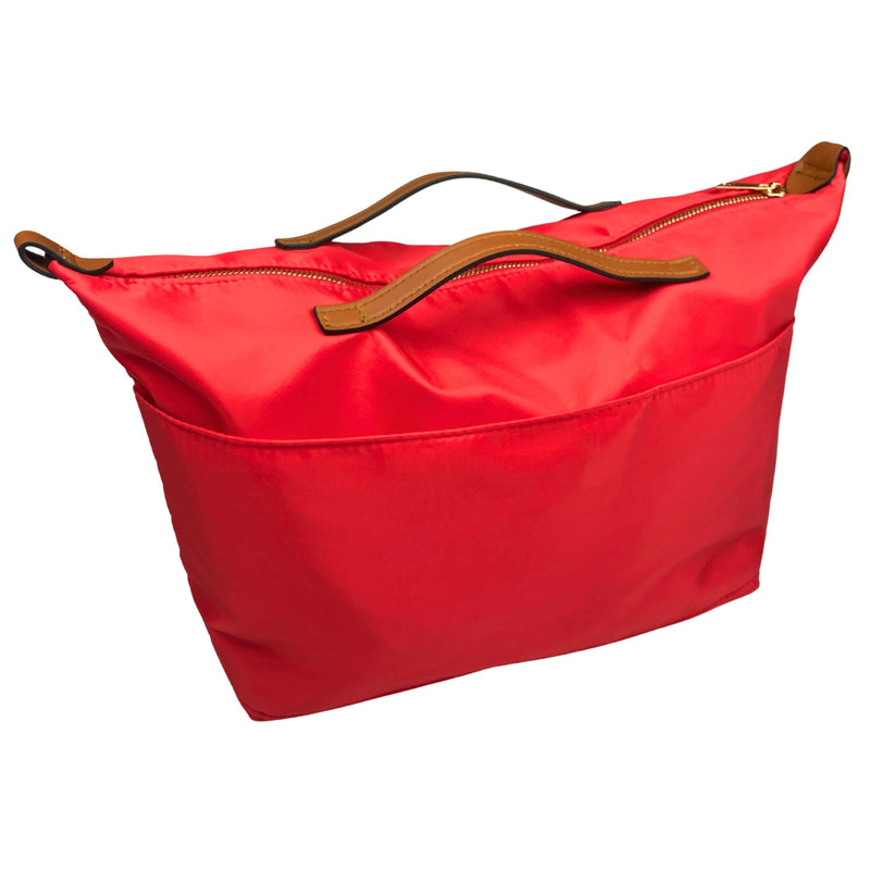 Organizer for [Medium Basket bag in palm leaf and calfskin, Loewe] Bag Insert (Nylon, Zip Cover with Handle)