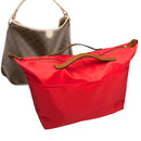 Organizer for [Delightful MM (Medium), LV] Tote Purse Bag Insert Liner Shaper (Nylon, Zip Cover with Handle)