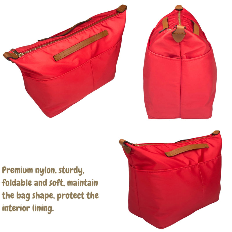Organizer for [Nastroloubi FAV XL, Christian Louboutin] Bag Insert (Nylon, Zip Cover with Handle)