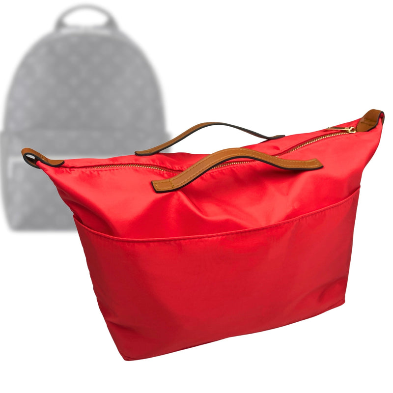 Organizer for [Discovery Backpack PM, LV] Tote Purse Bag Insert Liner Shaper (Nylon, Zip Cover with Handle)